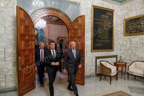 28 novembre 2016 : rencontre entre le Président tunisien Béji Caid Essebsi et le PRemier Ministre français Manuel Valls à la veille de l'ouverture de la Conférence des investisseurs pour la  Tunisie Tunisia2020.