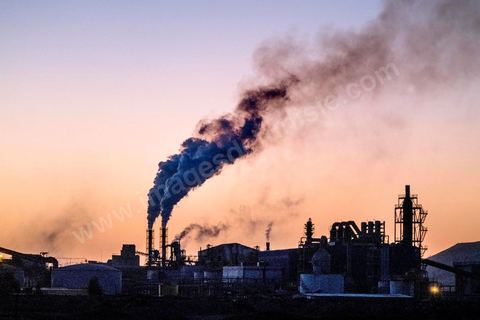 19 janvier 2018 : SIte de transformation du Phosphate de Mdhilla appartenant au GCT (Groupe Chimique Tunisien) et comprenant une unité de production d'acide sulfurique, une d'acide phosphorique et deux unités de de production de TSP (Triple Super Phosphate). Cette usine est située à l'entrée de la ville de Mdhilla et une quinzaine de kilomètres de Gafsa.