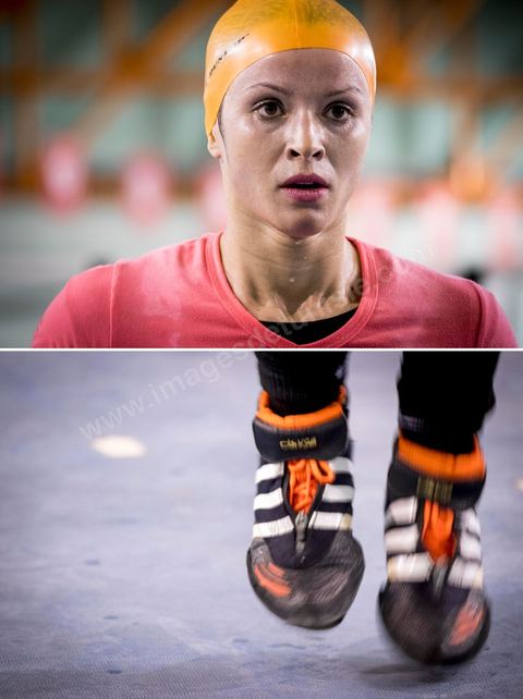 Entrainement des équipes nationales de Boxe féminine, Junior et cadettes. A la Cité Nationale Sportive de Tunis, l'équipe Nationale de Boxe féminine, Junior et Seniro, s'entraine quotidiennement. La boxe depuis les titres mondiaux et africains de Rim Jouini a pris depuis quelques années de l'ampleur en Tunisie et compte aujourd'hui plus de 500 licenciées sur l'ensemble du territoire et une équipe nationale qui engrange dans les différentes catégories des titres internationaux. 