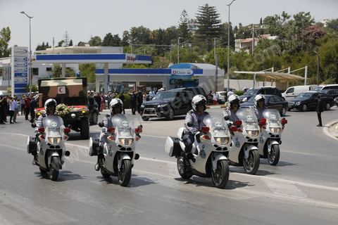 26 juillet 2019 : sortie de la dépouille du président Beji Caïd Essebsi de l'hopital Militaire de Tunis