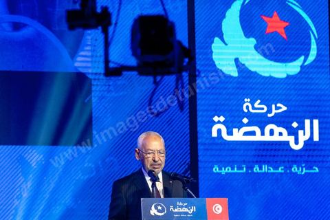 30 août 2019 : Discours de Rached Ghannouchi, président du parti et candidat aux legislatives à Tunis. Au palais des congrès de Tunis, le parti Ennahdha organise sa grande conférence de présentations des candidats et programmes pour les élections législatives et présidentielles de cette fin d'année 2019. Présentation du programme électoral, présentation des têtes de listes législatives, et, à leur tête le Rached Ghannouchi, qui se présente comme député sur Tunis, et,  pésentation du  premier candidat à la présidentielle pour le parti, Abdlefattah