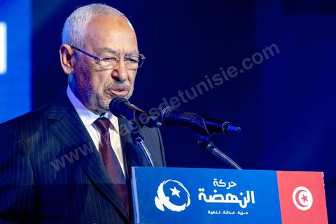 30 août 2019 : Discours de Rached Ghannouchi, président du parti et candidat aux legislatives à Tunis. Au palais des congrès de Tunis, le parti Ennahdha organise sa grande conférence de présentations des candidats et programmes pour les élections législatives et présidentielles de cette fin d'année 2019. Présentation du programme électoral, présentation des têtes de listes législatives, et, à leur tête le Rached Ghannouchi, qui se présente comme député sur Tunis, et,  pésentation du  premier candidat à la présidentielle pour le parti, Abdlefattah