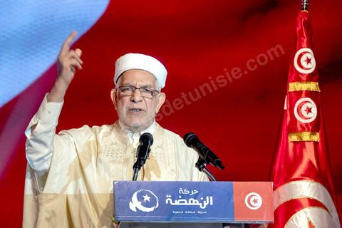 30 août 2019 : Discours de Abdlefattah Mourou, premier candidat d'Ennahda aux présidentielles. Au palais des congrès de Tunis, le parti Ennahdha organise sa grande conférence de présentations des candidats et programmes pour les élections législatives et présidentielles de cette fin d'année 2019. Présentation du programme électoral, présentation des têtes de listes législatives, et, à leur tête le Rached Ghannouchi, qui se présente comme député sur Tunis, et,  pésentation du  premier candidat à la présidentielle pour le parti, Abdlefattah