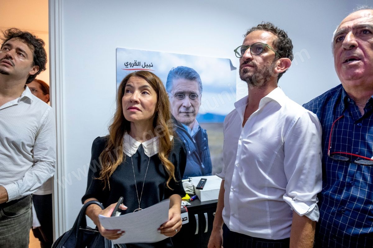 M50-100 au qg de Nabil Karoui après la victoire 15092019