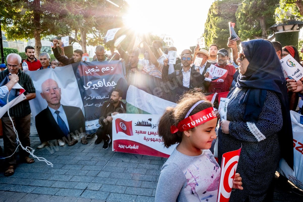 M60-200 rassemblement pour Kais Saied av Bourguiba 11102019