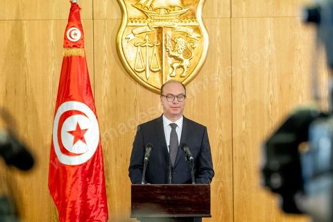 24 janvier 2020 : première conférence de presse de Elyes Fakhfakh franchement nommé par la Président de la République Kais Saied comme Chef de Gouvernement pour former le nouveau gouvernement et se soumettre au vote de confiance de l'Assemblée. Il a présenté les grandes lignes présidant à la formation de son gouvernement qu'il veut politque, réduit et homogène. « Ce sera un gouvernement harmonieux et restreint, qui ne comportera pas plus de 25 ministres, afin de garantir la plus grande efficacité. Il sera représentatif des compétences jeunes et féminines et sera annoncé dans les plus brefs délais ».