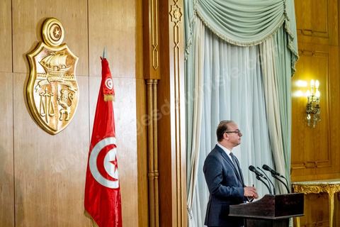 24 janvier 2020 : première conférence de presse de Elyes Fakhfakh franchement nommé par la Président de la République Kais Saied comme Chef de Gouvernement pour former le nouveau gouvernement et se soumettre au vote de confiance de l'Assemblée. Il a présenté les grandes lignes présidant à la formation de son gouvernement qu'il veut politque, réduit et homogène. « Ce sera un gouvernement harmonieux et restreint, qui ne comportera pas plus de 25 ministres, afin de garantir la plus grande efficacité. Il sera représentatif des compétences jeunes et féminines et sera annoncé dans les plus brefs délais ».