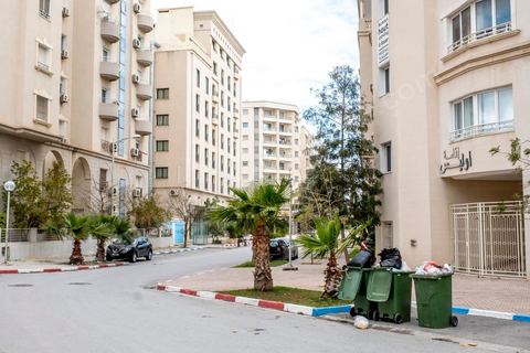 27 mars 2020 : les quartiers du Lac 1 et 2, quartier d'affaires de Tunis sous le confinement du Covid19. Ces deux quartiers ont été déclarés aussi zone de pic du virus. 
