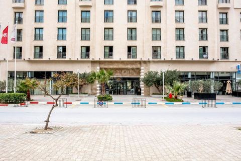 27 mars 2020 : les quartiers du Lac 1 et 2, quartier d'affaires de Tunis sous le confinement du Covid19. Ces deux quartiers ont été déclarés aussi zone de pic du virus. 