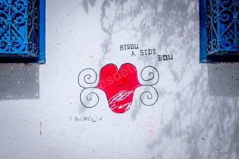 27 mars 2020 : le village touristique de Sidi Bou Saïd pendant le confinement général du au Covid19. D'habitude rempli de tunisiens et de touristes le village est déserté, suels quelmques habitants circulent pour faire leurs courses. 