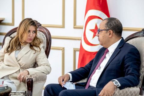 17 août 2020 : Hichem Mechichi, ministre de l'intérieur et Chef de Gouvernement désigné le 25 juillet 2020 par le Président Kais Saied pour former un nouveau gouvernement suite à la démission demandée de Elyes Kakhfakh.