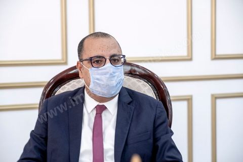 17 août 2020 : Hichem Mechichi, ministre de l'intérieur et Chef de Gouvernement désigné le 25 juillet 2020 par le Président Kais Saied pour former un nouveau gouvernement suite à la démission demandée de Elyes Kakhfakh.