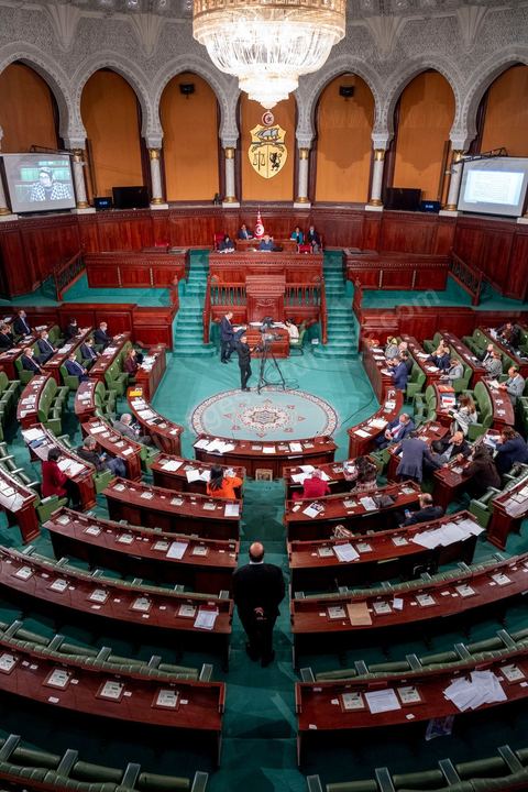 2 décembre 2020 : à l'Assemblée des Représentants du Peuple (ARP) jour de débat du projet de loi de finance, budget du Ministère de l'agriculture pour 2021, seul une trentaine (sur 217) députés présents. Séance présidée par Rached Ghannouchi Président de l'ARP et du parti islamiste Ennahdha. 