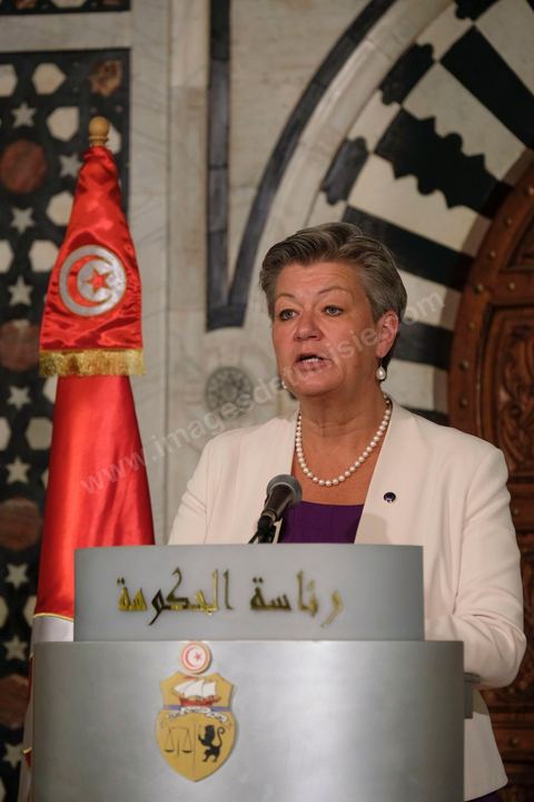 Press declaration at the  HoGovernment. Ylva Johansson, European Commissioner for Home Affairs, and Luciana Lamorgese, Interior Ministery of Italia, will visit Tunisia on Thursday 20 May 2021.