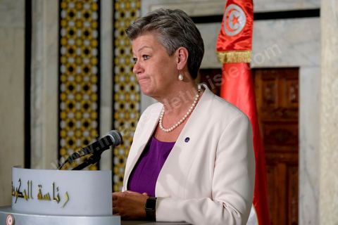 Press declaration at the  HoGovernment. Ylva Johansson, European Commissioner for Home Affairs, and Luciana Lamorgese, Interior Ministery of Italia, will visit Tunisia on Thursday 20 May 2021.