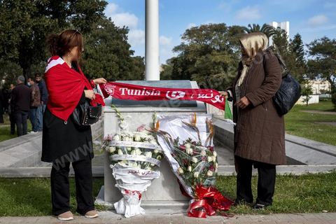 6 février 2022 : 9 ans après l'assassinat de Chokri Belaïd, un petit millier de partisans principalement de gauche se sont rassemblés à la place des Droits de l'Homme à Tunis pour commémorer la mort du militant politique. Malgrè l'interdiction de manifester conjointement mis en place avec le couvre feu nocturne dans le cadre  du protocole Covid imposé par le Président Kais Saied, la veille au soir, le président autorisé ces regroupements ainsi que la manifestation de ses partisans devant le Conseil Supérieur de la Magsitrature qu'il a dissout dans la nuit. 