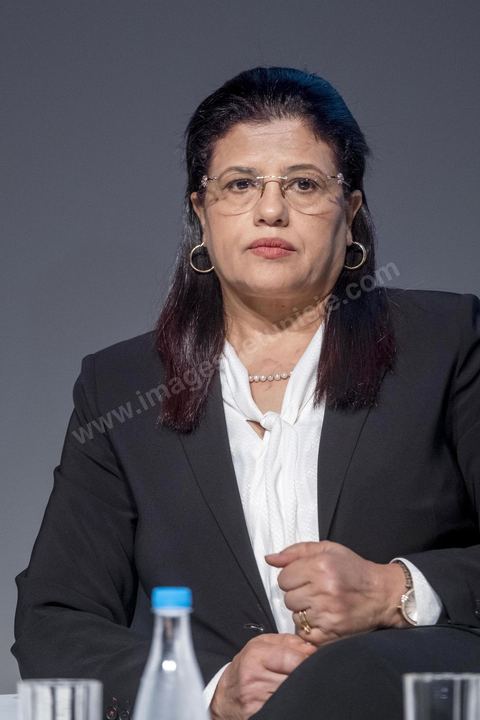 7 juin 2022 : Sihem Boughdiri Nemsia, ministre des finances, gouvernement de Nejla Bouden.