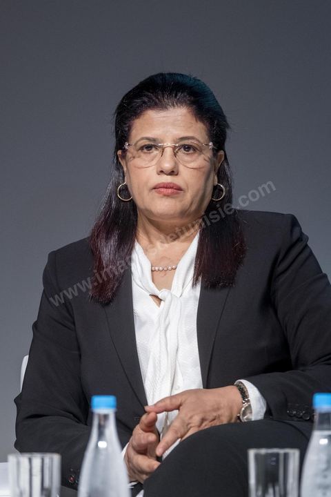 7 juin 2022 : Sihem Boughdiri Nemsia, ministre des finances, gouvernement de Nejla Bouden.