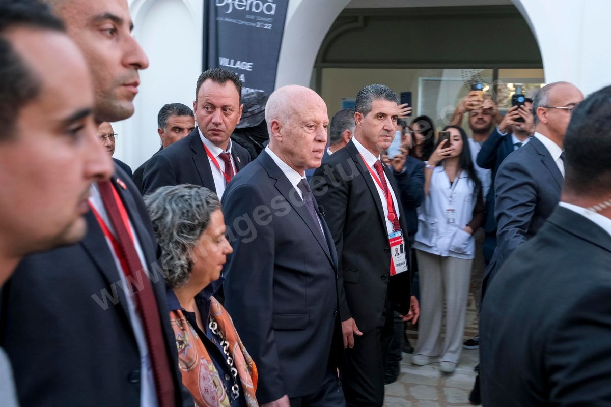 M67-800 Visite Kais Saied au village de la francophonie 18112022