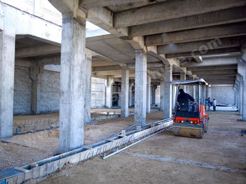 Chantier de construction de l'usine TIPAP à Sfax