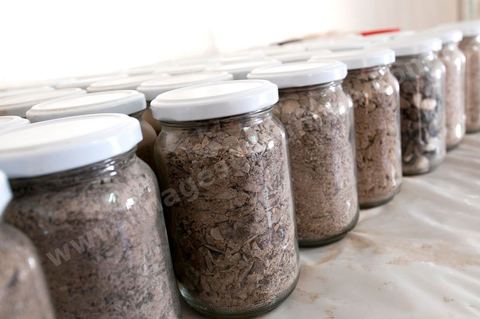 Carrière d'extraction et production de gravier et sable pour le BTP de la société SOMATP du groupe Bouzguenda Frères près de Grombalia