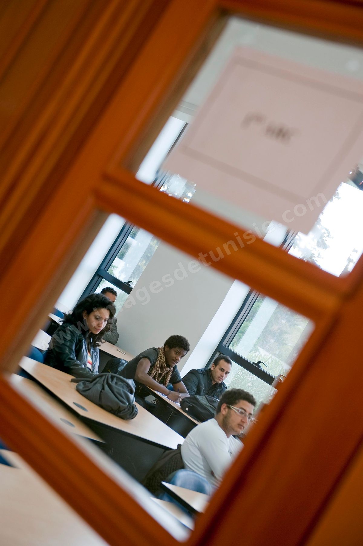 Salle de classe à l'Université Privée Tunis Carthage (UTC) à la Soukra - banlieue nord de Tunis