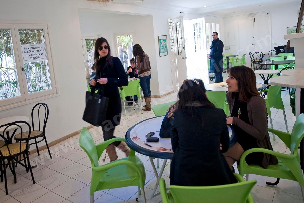Caféteria de l'Université Privée Tunis Carthage (UTC) à la Soukra - banlieue nord de Tunis