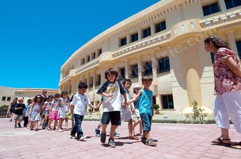 Enfants et éléves de la maternelle de l'International School of Carthage ISC - Ecole International de Carthage - Ecole privée couvrant les enseignements de la maternelle au lycée