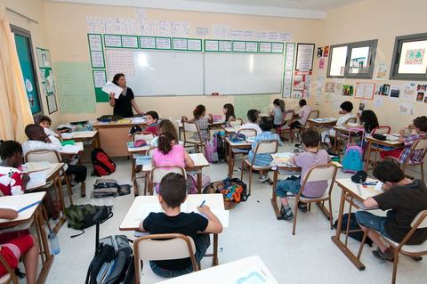 Classe avec éléves de primaire à l'International School of Carthage ISC - Ecole International de Carthage - Ecole privée couvrant les enseignements de la maternelle au lycée