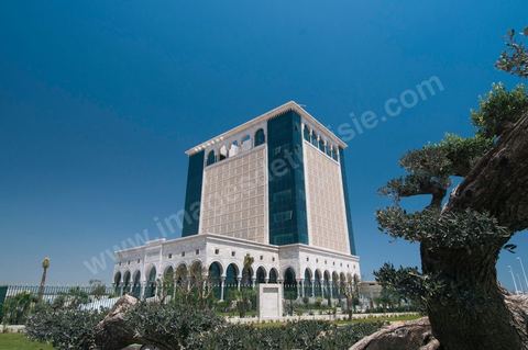 Siège social de la nouvelle Banque islamique la Banque Zitouna du groupe Princess El Materi à Tunis