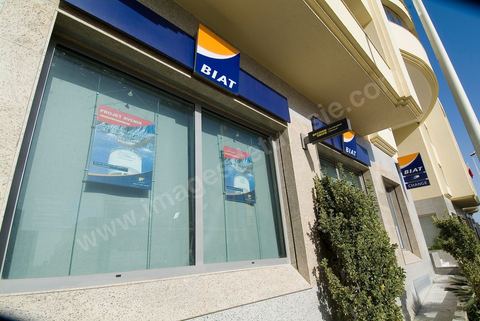 Agence bancaire de la BIAT - Banque Internationale Arabe de Tunisie - Les Berges du Lac à Tunis