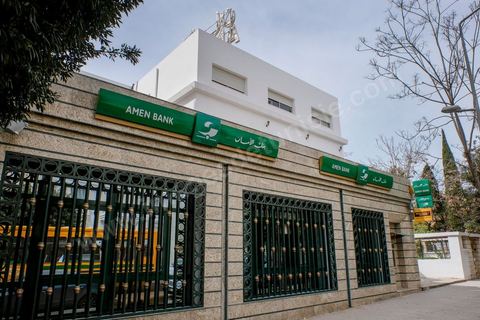 Siège Holding PGI et agence Amen Bank à l'avenue de la Liberté à Tunis
