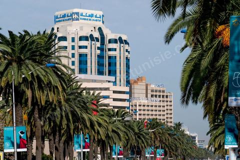 Avenue Mohamed V au centre de Tunis