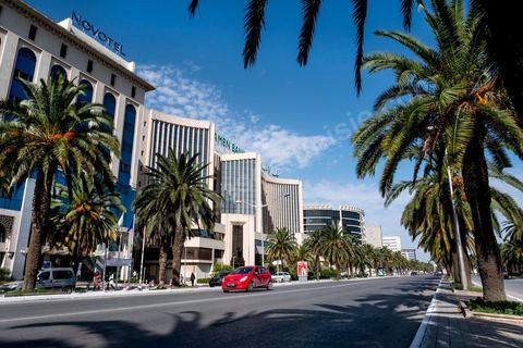 Avenue Mohamed V au centre de Tunis