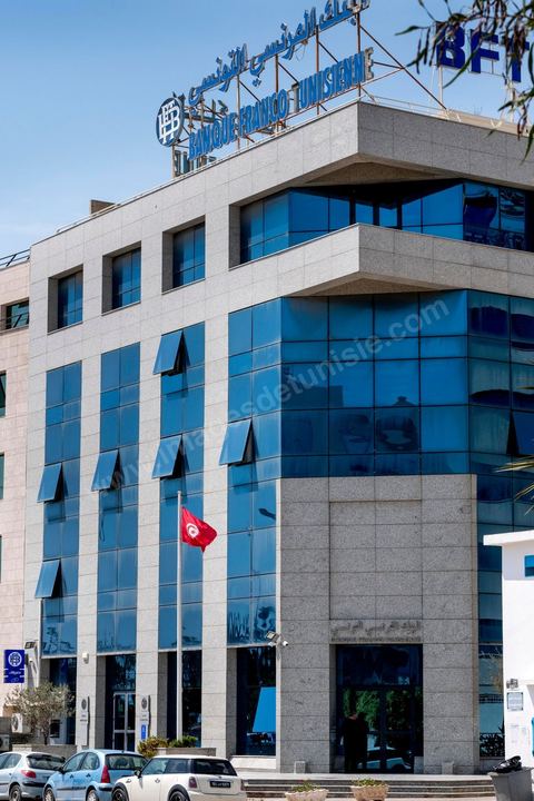 Siège de la Banque Franco Tunisienne BFT dans le quartier de Montplaisir à Tunis