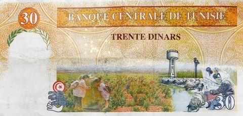 Billet de 30 dinars tunisiens