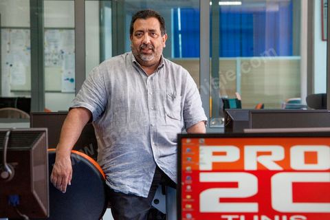 Alain Guettaz,directeur général de Pro2C à Tunis. Call center