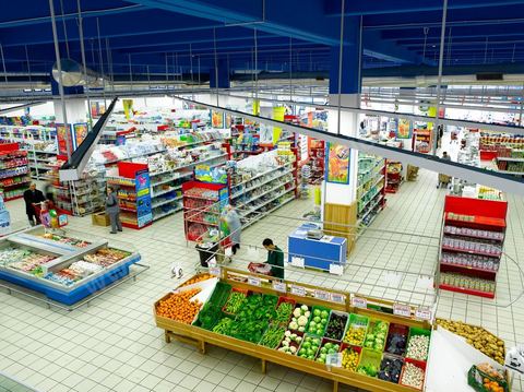 Grand surface commerciale - supermarche Promogros - la grande distribution - Sfax