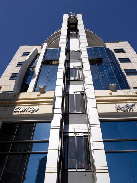 Centre commercial Le Claridge sur l'avennue Habib Bourguiba au coeur de Tunis