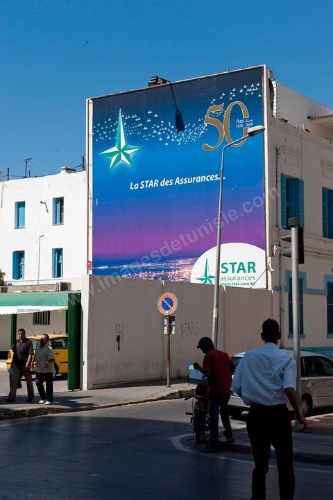 Publicité de Star Assurances à Tunis