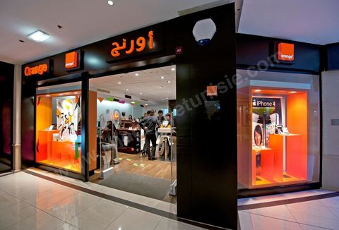 Boutique Orange Tunisie opérateur privé téléphonie mobile, fixe, internet 3G.