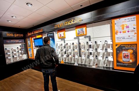 Boutique Orange Tunisie opérateur privé téléphonie mobile, fixe, internet 3G.