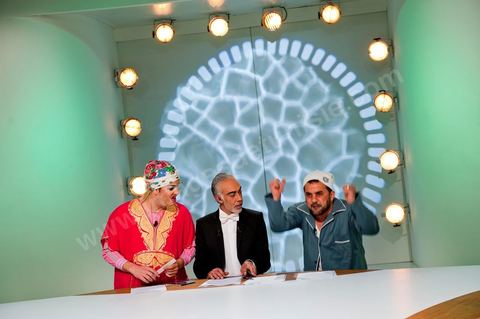 L’animateur Tunisien Fawez Ben Tmessek sur l'émission Ness Nesma de Nesma TV la télé du Grand Maghreb