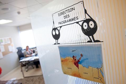 Bureau de la Directrice des Programmes de la radio privée Shem's