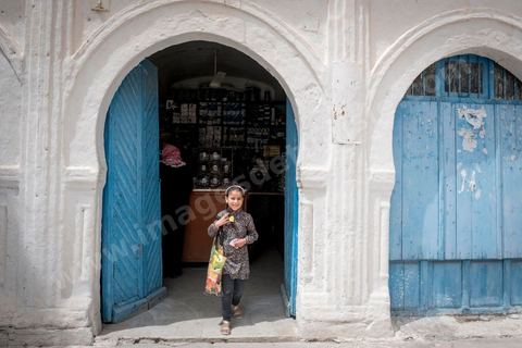 Epicerie / Hanout de Mohamed Ben Moussa sur la grande place du marché de Erriadh