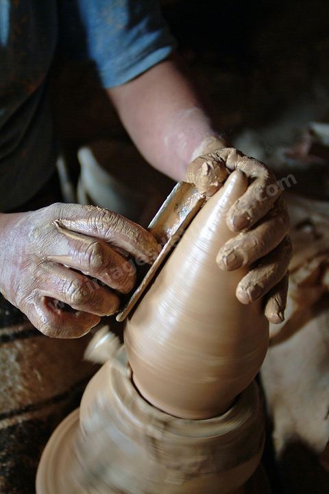 atelier de poterie à Guellala - Ile de DJerba