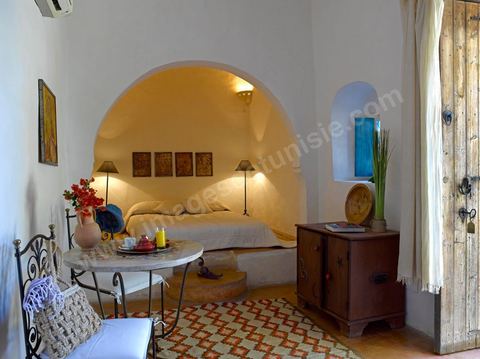 Hotel de charme Dar Dhiafa - Erriadh - Ile de Djerba