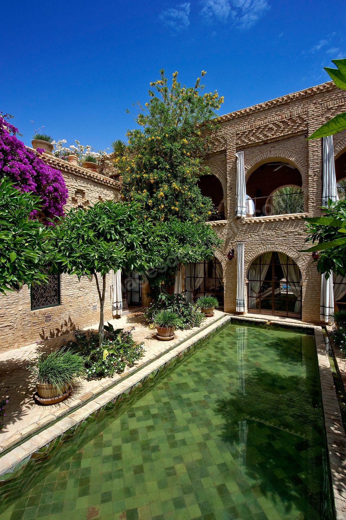 patio bassin du Dar El Hadir de Antoine dans la medina de Tozeur