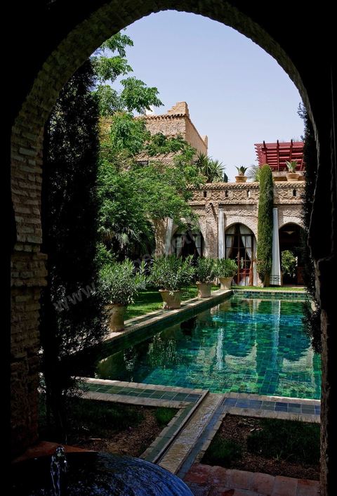 patio piscine - Dar El Hadir de Antoine dans la medina de Tozeur