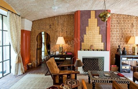 Grand salon du Dar El Hadir de Antoine dans la medina de Tozeur